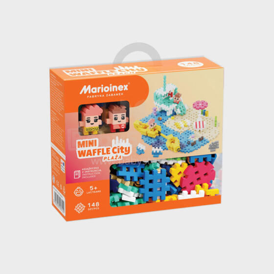 MARIOINEX 903155 Waffle mini blocks - beach 148 pcs.