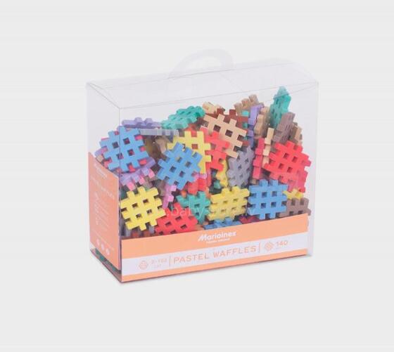 MARIOINEX 903650 Waffle mini pastel blocks 140 pcs.