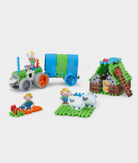 MARIOINEX 903827 Mini Waffle Blocks - Medium Farmer [ blister ]
