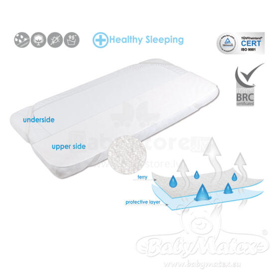 MATEX Vapor-permeable hygienic underlay SAFE FROTTE 70x140 [TB0244_01]