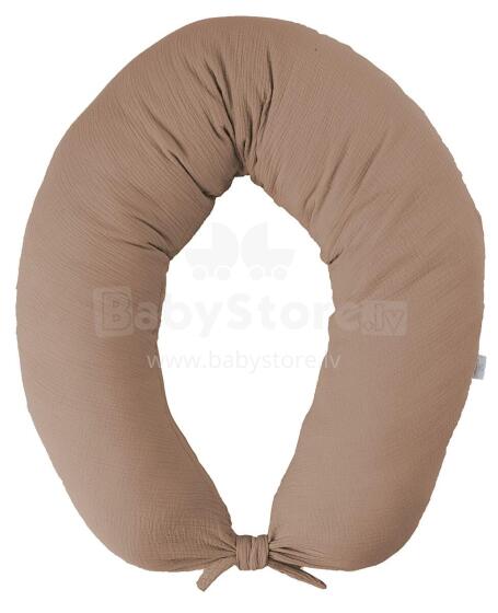 MATEX MOON MUSLIN positioning pillow 260 cm [TB0076_17] dark beige