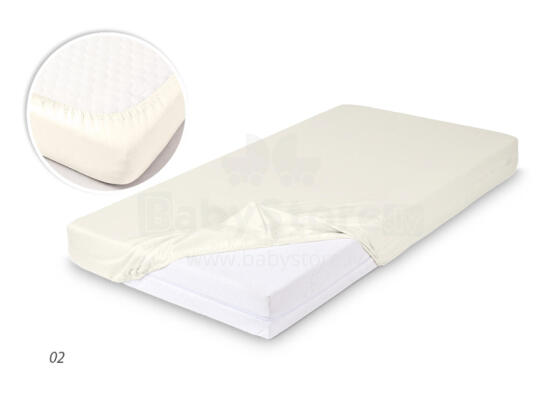 MATEX Fitted sheet BAMBOO 70x140 [TB0352_02] ecru