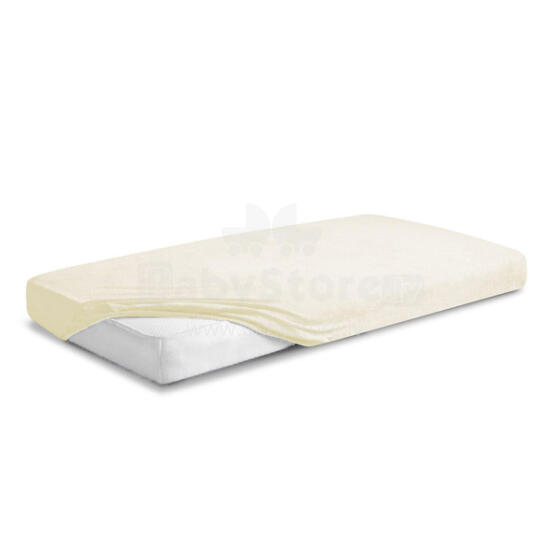MATEX FROTTE PREMIUM fitted sheet 60x120 [TB0025_02] ecru