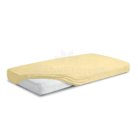 MATEX FROTTE PREMIUM fitted sheet 60x120 [TB0025_04] yellow