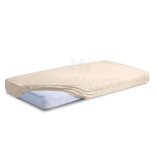 MATEX FROTTE PREMIUM fitted sheet 70x140 [TB0026_15] beige
