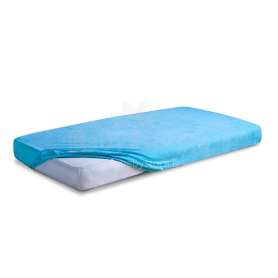 MATEX FROTTE PREMIUM fitted sheet 70x140 [TB0026_31] turquoise*