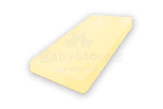 MATEX Fitted sheet JERSEY 60x120 [TB0027_04] yellow
