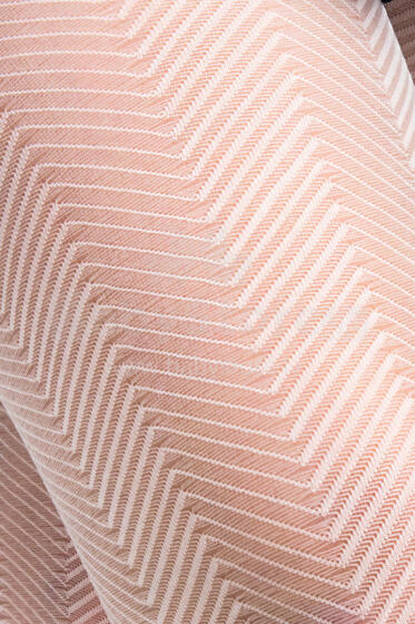 NOVITI RM013-G-01 Tights micro 30den white herringbone 140/146