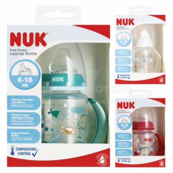 NUK 215335 Bottle with handles FC+ 150 ml with temperature indicator 6-18 m