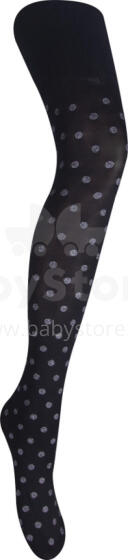 SCORPIO RA-71 Microfiber tights 60 DEN black glitter dots (01) 128-134 cm