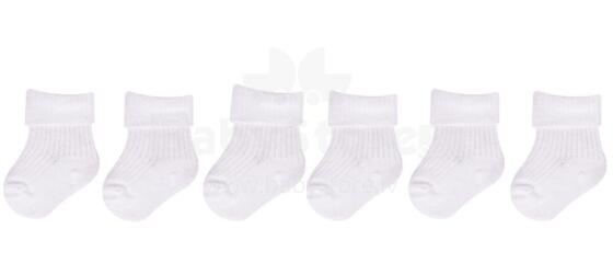 SCORPIO SKA-0009 Non-pressure socks rolled up white 3-6 m