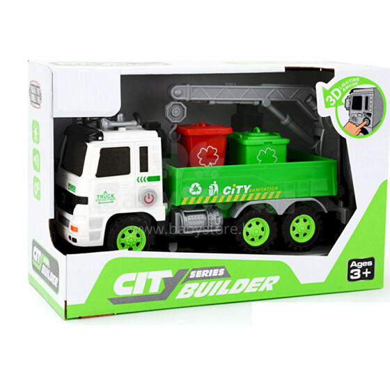 SMILY PLAY AN84030 Garbage Truck Crane Light Sound