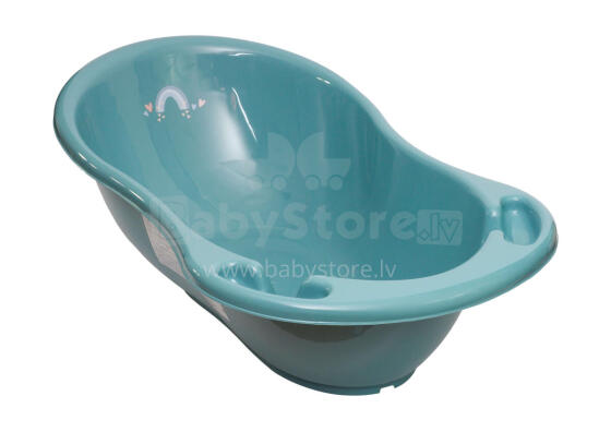 TEGA ME-004 DRAIN-165 Bathtub 86 cm METEO with turquoise drain