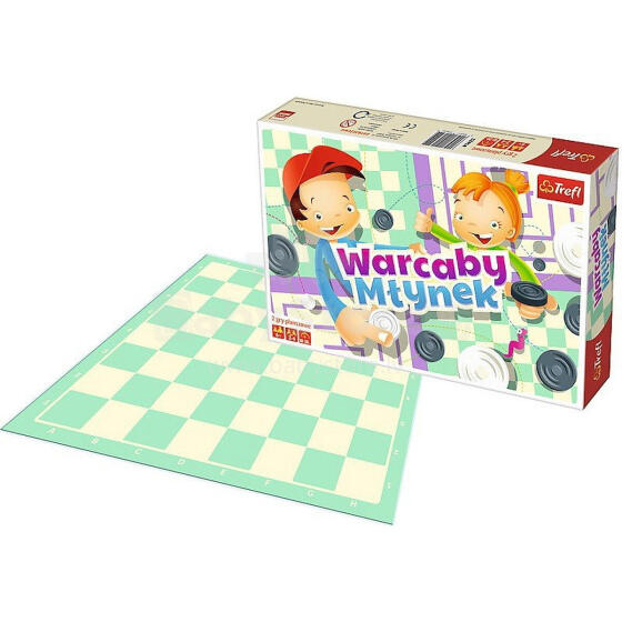 TREFL 01622 Checkers Mill Game 6+