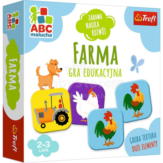TREFL 01944 ABC Фермерская игра для малышей 3+