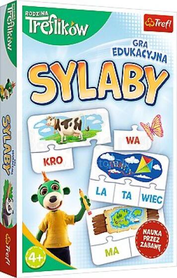 TREFL 02258 Игра - Слоги Семья Трефлик