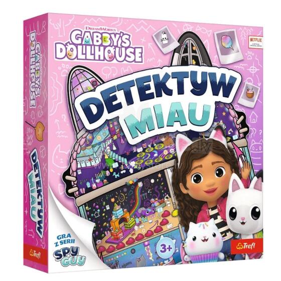 TREFL 02695 Detective Meow Game, Gabi's Cat House