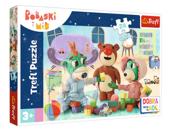TREFL 14325 Puzzle 24 MAXI Treflika spēles pirms gulētiešanas