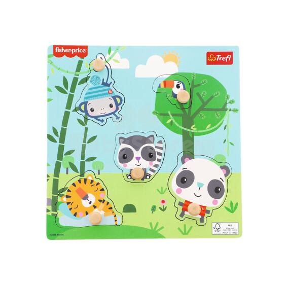 TREFL 61618 Mini Fisher Price Jungle puzzle