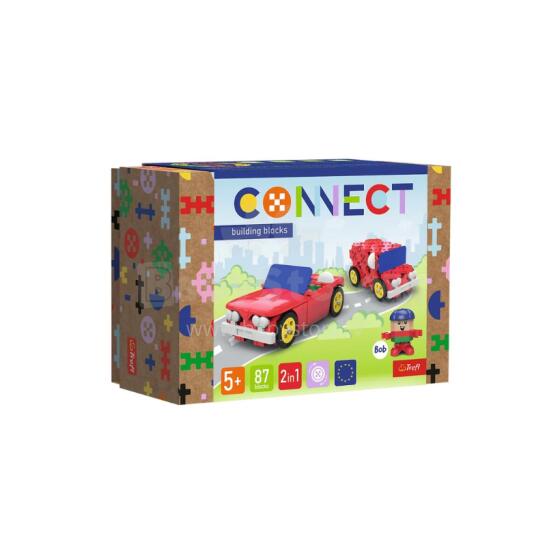 TREFL 61970 Connect 2in1 Blocks - Convertible / Van