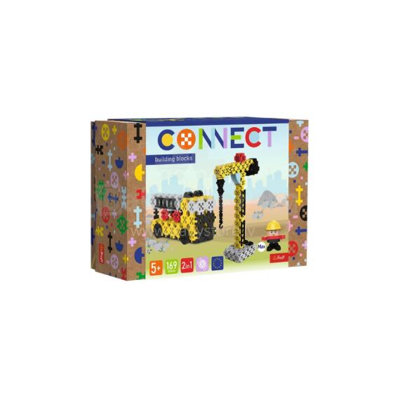 TREFL 61971 Connect 2in1 Blocks - Crane / Lifting Crane