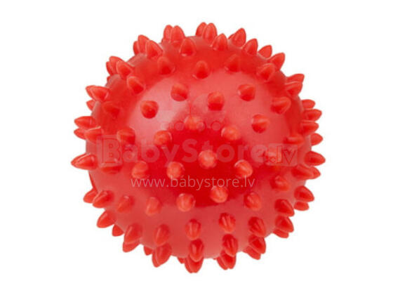 TULLO 434 Sensory ball for massage and rehabilitation 7.6cm red