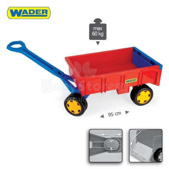 WADER 10950 Milzu rati/piekabe sarkans