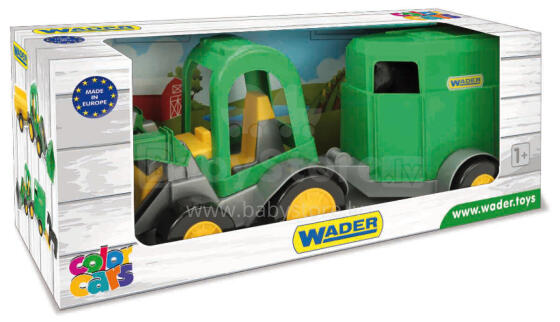 WADER 35220 Farmer Loader Tractor with Trailer