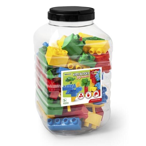WADER 41295 Kids Blocks blocks in container 70 pcs.