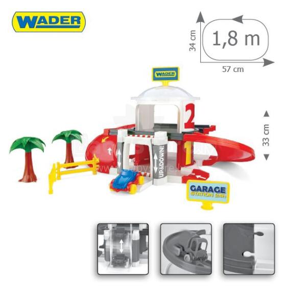 WADER 50300 Garāža ar pacēlāju - 2 līmeņi