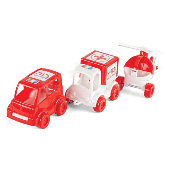 WADER 60025 Детская больница с машинками