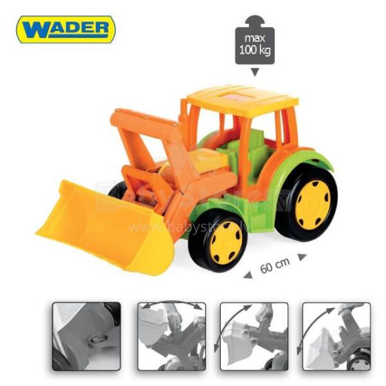 WADER 66005 Happy Summer - Giant Tractor Bulldozer without cardboard