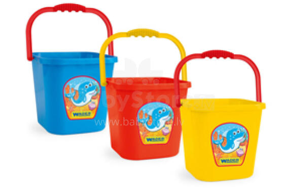 WADER 71708 Large square bucket 7.5 L