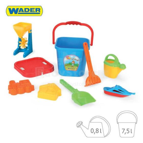 WADER 76150 Happy Summer - Sand set Square Large
