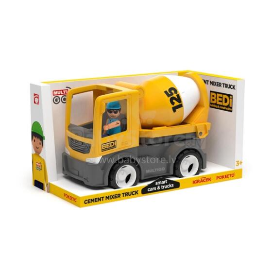 WADER EF27277 Multigo Build concrete mixer with driver