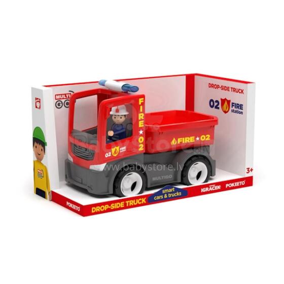 WADER EF27284 Multigo Fire semi-truck with driver