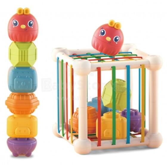 WOOPIE 44312 Flexible Sensory Cube Sorter 7 pcs.