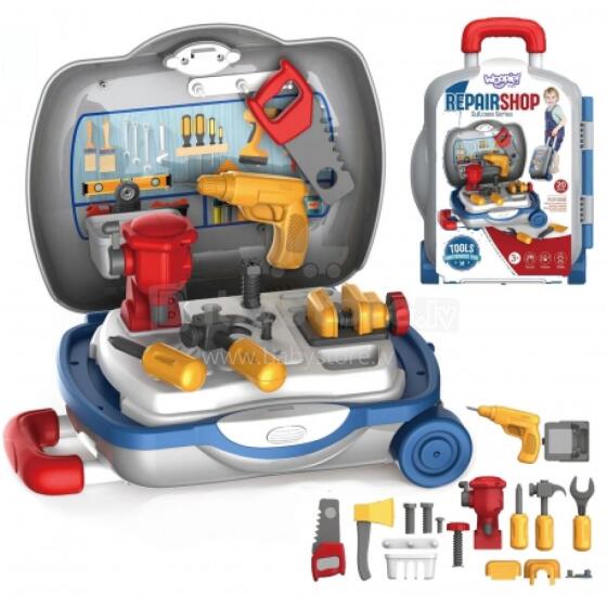 WOOPIE 44657 Handyman's Workshop 2in1 Suitcase 17 pcs