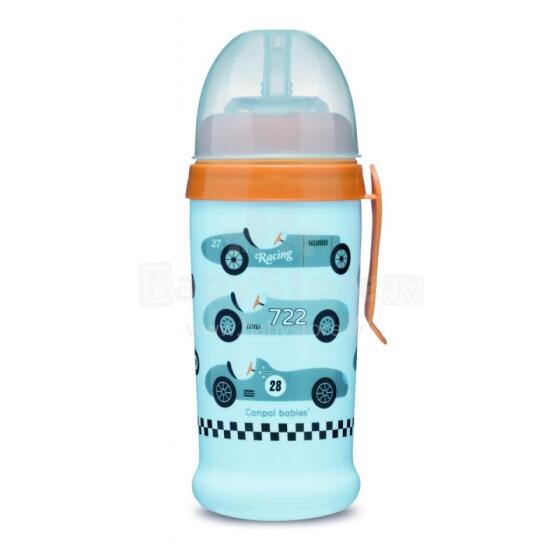 CANPOL 56/516 Non-spill Racing Bottle Cars Light Blue