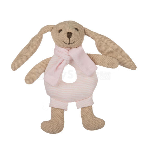 CANPOL 80/201 Soft Rattle Bunny Pink