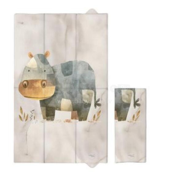 CEBA 307-000-780 Foldable changing mat large 50x80 Basic Cosy Hippo