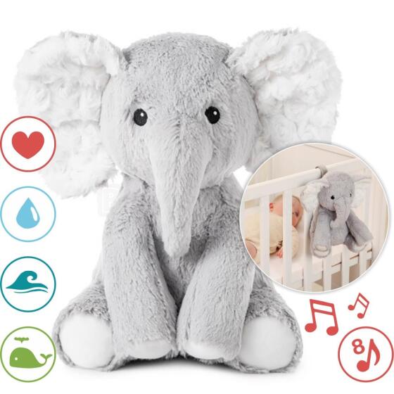 CLOUD B CLTT-7800 Elliot Elephant - Humming Elephant with Music Box