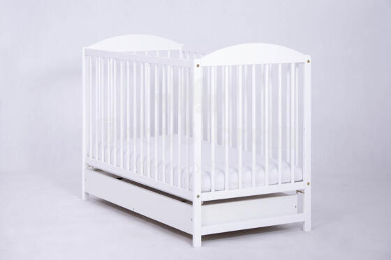 DREWEX LULAYA Bed White + Drawer
