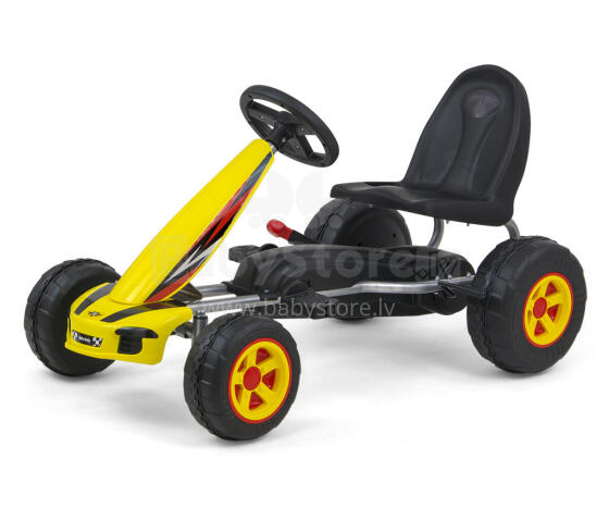 MILLY MALLY 3130 Pedal Go-Kart Viper Yellow