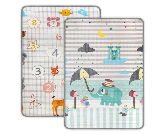 MILLY MALLY Foam Roll-Up Mat Kinder Digits un Elephant
