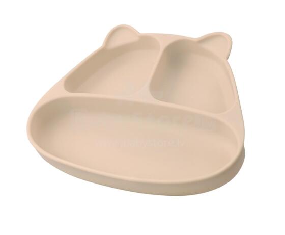 Mombella 01513 Panda Light Brown Suction Cup Plate