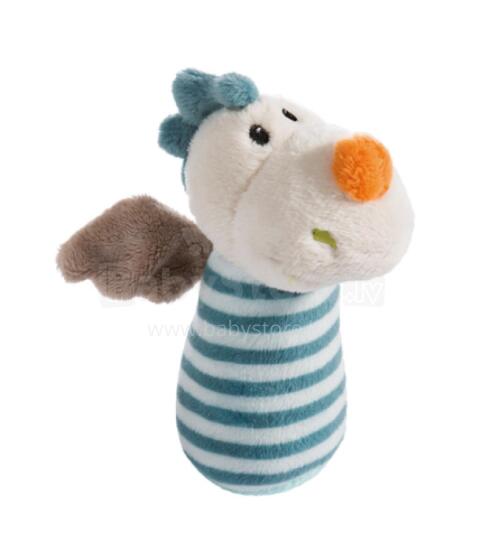 NICI 43702 Mini cuddly toy with rattle Unicorn and Dragon 12cm. PROMOTION!