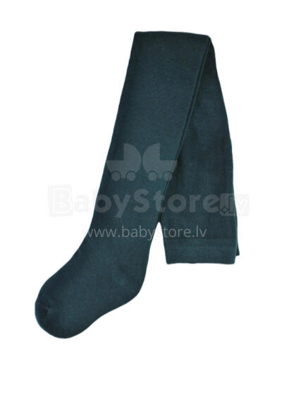 NOVITI RB001-G-04 Cotton tights smooth bottle green 116/122