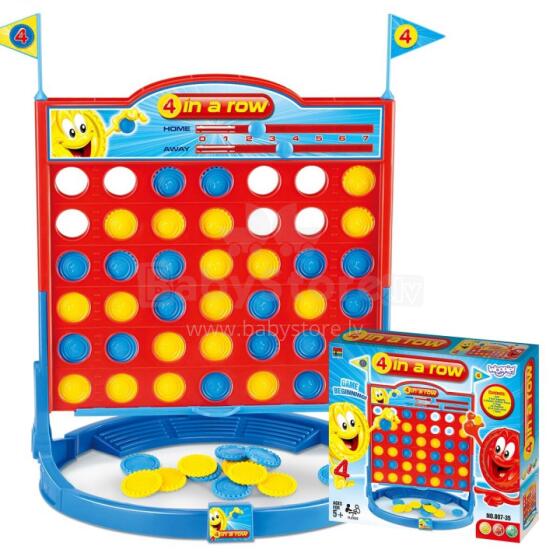 WOOPIE 48341 4 in a Line Strategy Game