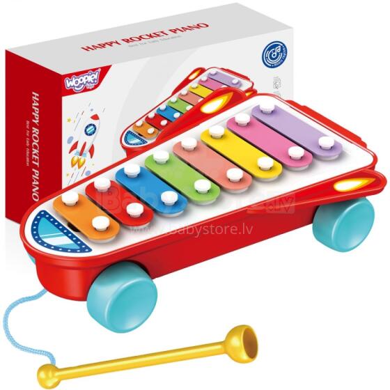 WOOPIE 49461 Тарелки Space Rocket Red 18m+